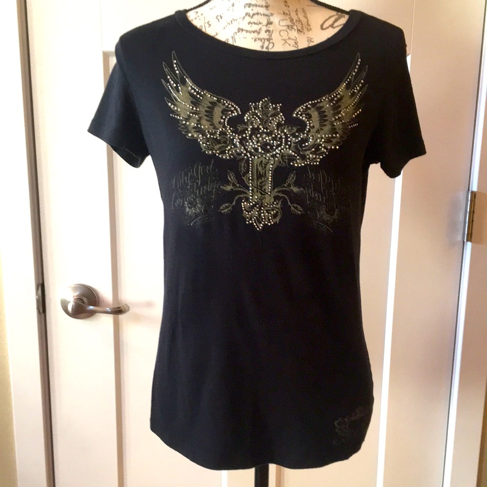 Katydid black tee